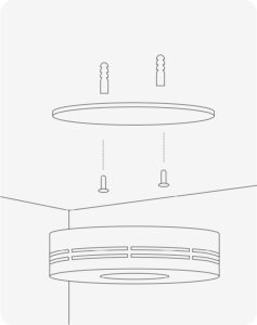 set up thread smoke detector
