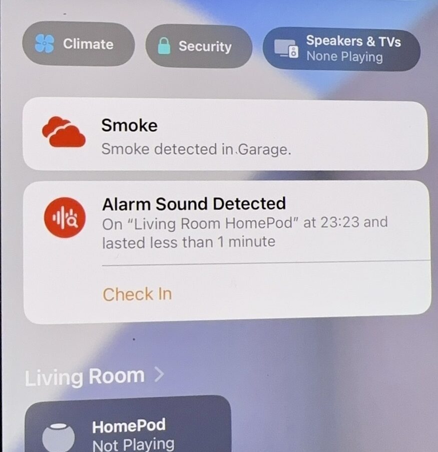 Smokealertonapplehomekit