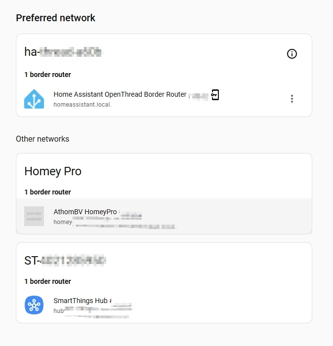 Preferred Thread network configuration for smart smoke detector commissioning on the best smart home hub