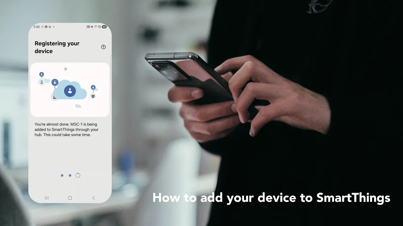 How to Pair Sensereo MSC-1 Matter Smoke and Carbon Monoxide Alarm with Samsung SmartThings