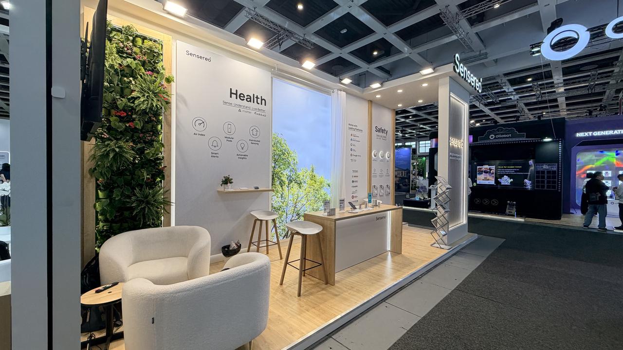 Sensereo IFA Berlin 2026 team showcasing smart home technology